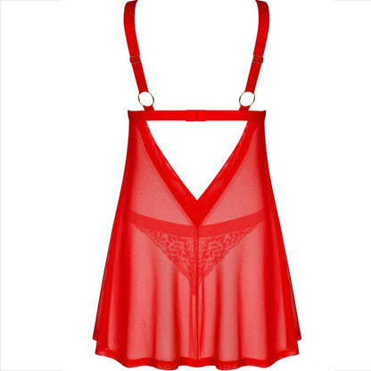 Obsessive Elianes Babydoll & Thong Xs/S | Niks.fi verkkokauppa
