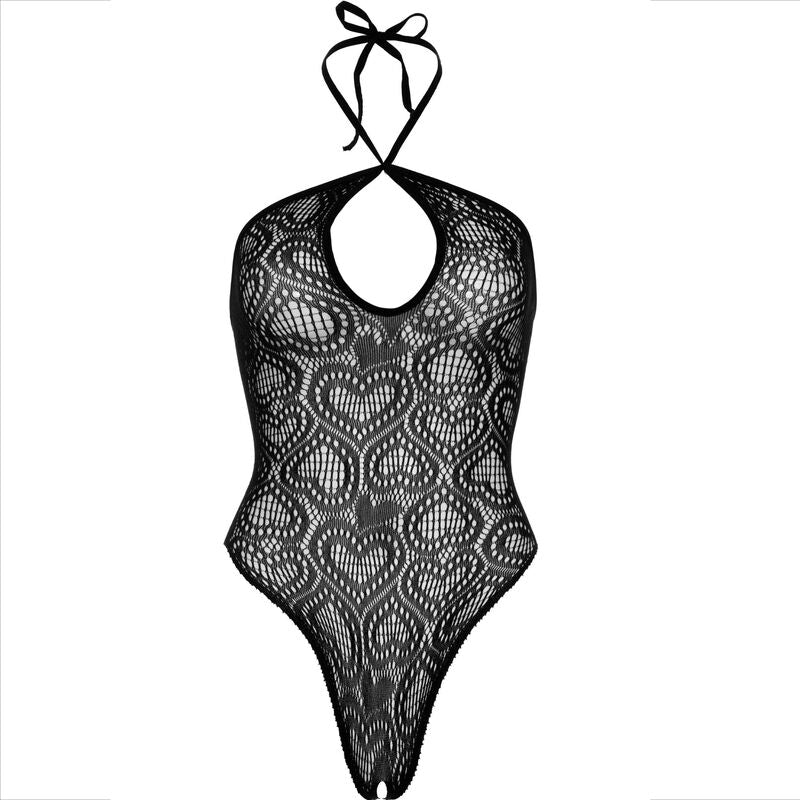 Leg Avenue Body Seamless Halter Neck Black | Niks.fi verkkokauppa