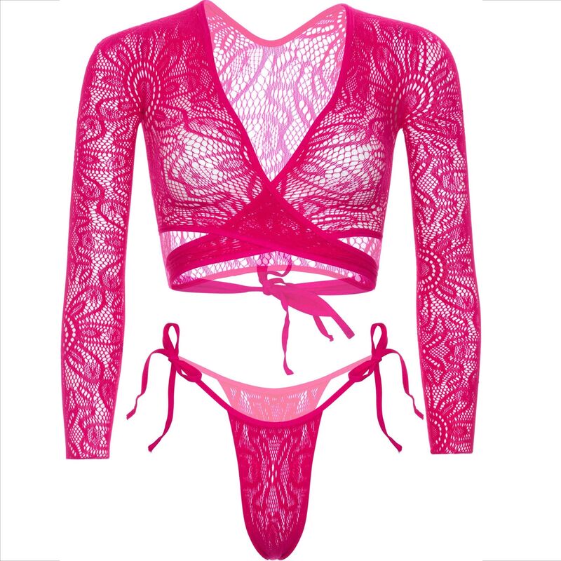 Leg Avenue Top Crop Lace With Thong | Niks.fi verkkokauppa
