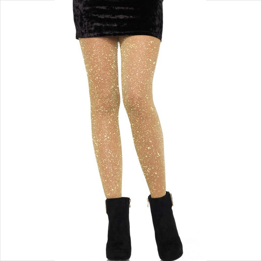 Leg Avenue Transparent Tights Golden | Niks.fi verkkokauppa