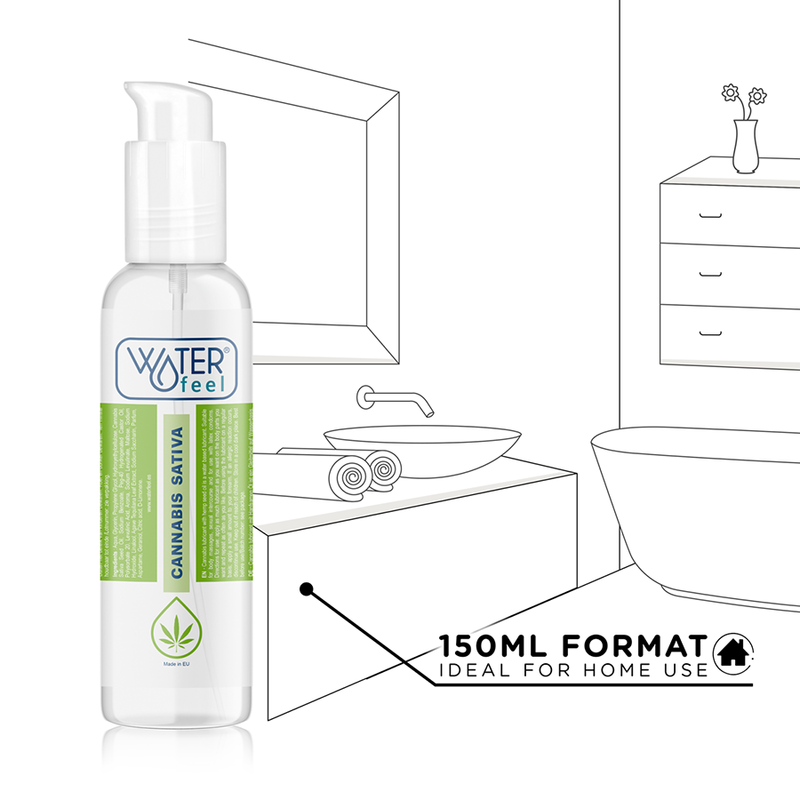 Waterfeel Cannabis Lubricant 150 Ml | Niks.fi verkkokauppa