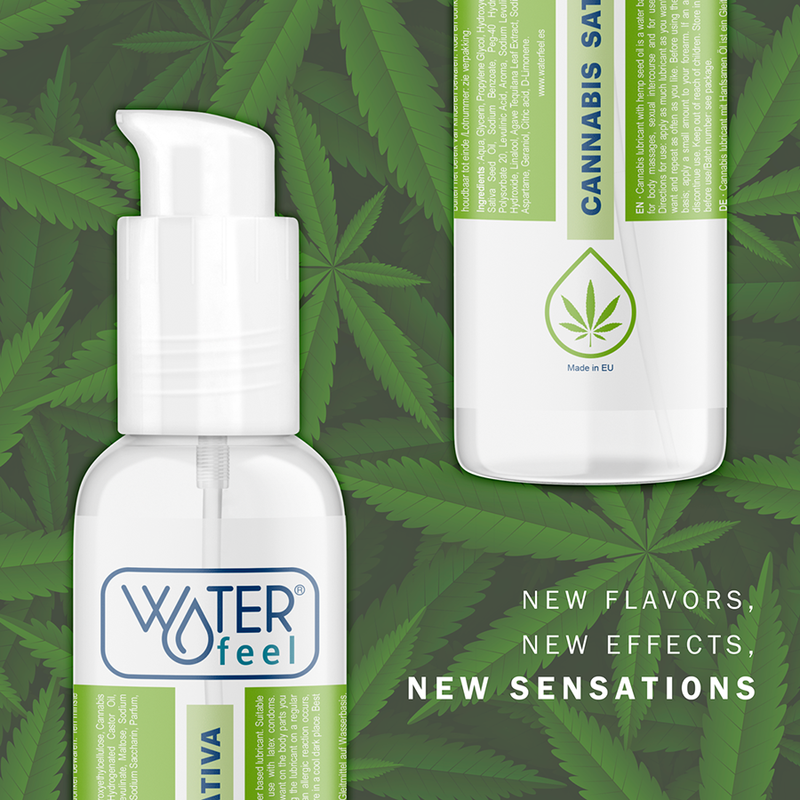 Waterfeel Cannabis Lubricant 150 Ml | Niks.fi verkkokauppa