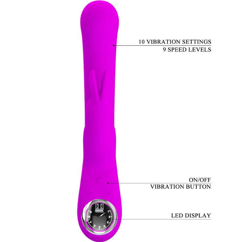 Lamar Rabbit Vibraattori & Violetti G-Piste | Niks.fi verkkokauppa