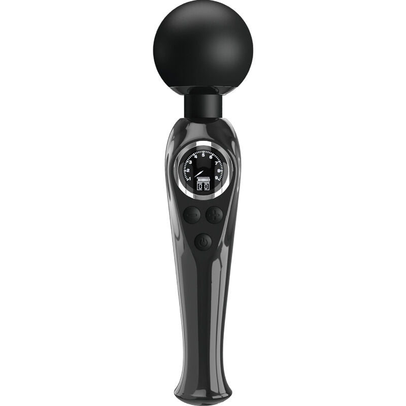 Pretty Love Skyler Vibrator Wand Black | Niks.fi verkkokauppa
