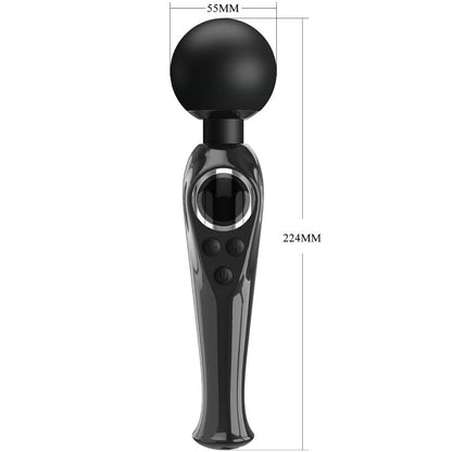 Pretty Love Skyler Vibrator Wand Black | Niks.fi verkkokauppa
