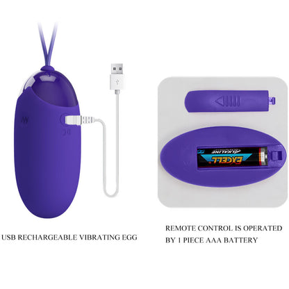 Pretty Love Berger Youth Violating Egg Remote Control Violet | Niks.fi verkkokauppa