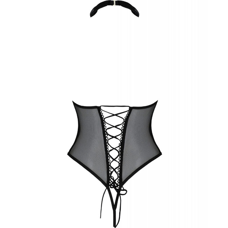 Passion Trisha Open Body Black S/M | Niks.fi verkkokauppa
