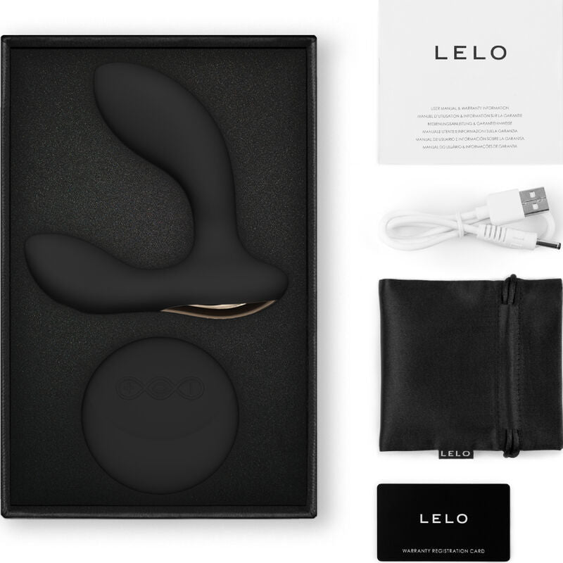 Lelo Hugo 2 Prostate Massager Remote Control Black | Niks.fi verkkokauppa