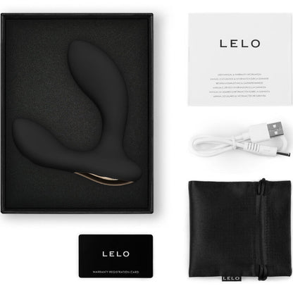 Lelo Hugo 2 Black Prostate Massager | Niks.fi verkkokauppa