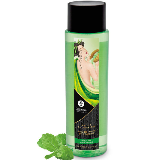 Shunga Bath & Shower Gel Sensual Mint 370 Ml | Niks.fi verkkokauppa
