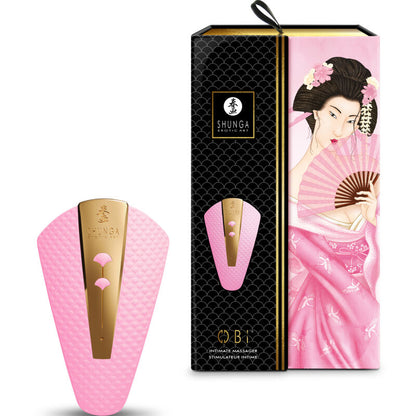 Shunga Obi Intimate Massager Pink | Niks.fi verkkokauppa