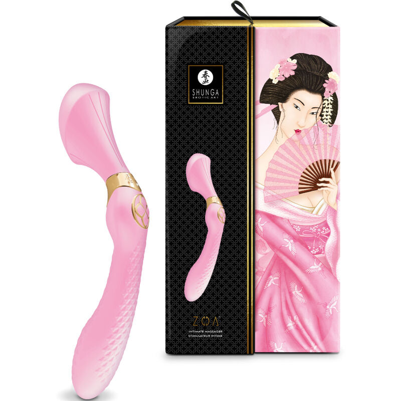 Shunga Zoa Intimate Massager Pink | Niks.fi verkkokauppa