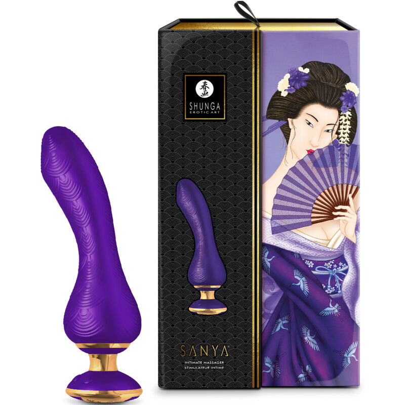 Shunga Sanya Intimate Massager Violet | Niks.fi verkkokauppa