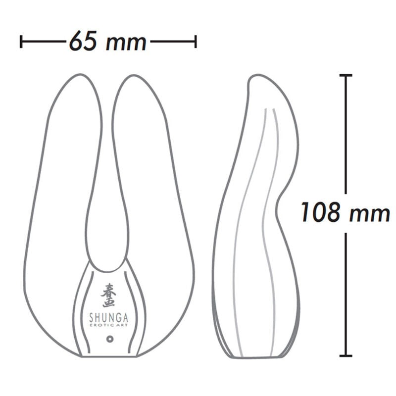 Shunga Aiko Intimate Massager Fuchsia | Niks.fi verkkokauppa