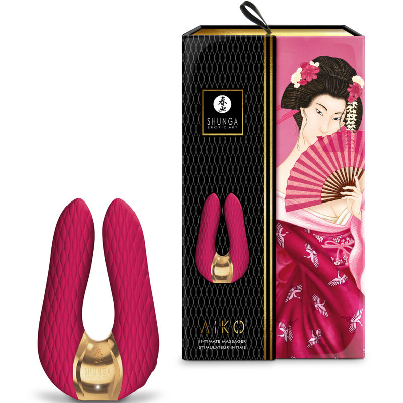 Shunga Aiko Intimate Massager Fuchsia | Niks.fi verkkokauppa