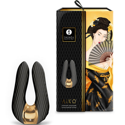 Shunga Aiko Intimate Massager Black | Niks.fi verkkokauppa