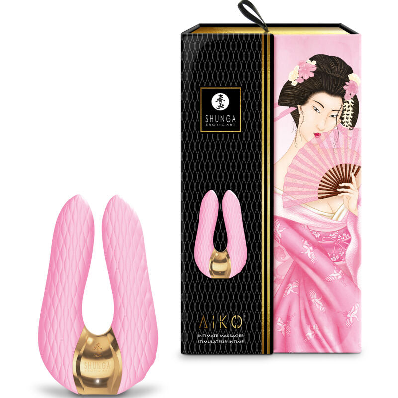 Shunga Aiko Intimate Massager Pink | Niks.fi verkkokauppa