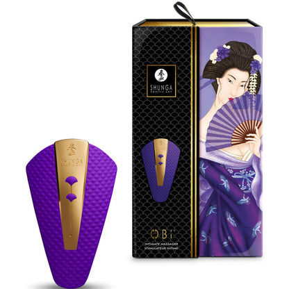 Shunga Obi Intimate Massager Violet | Niks.fi verkkokauppa