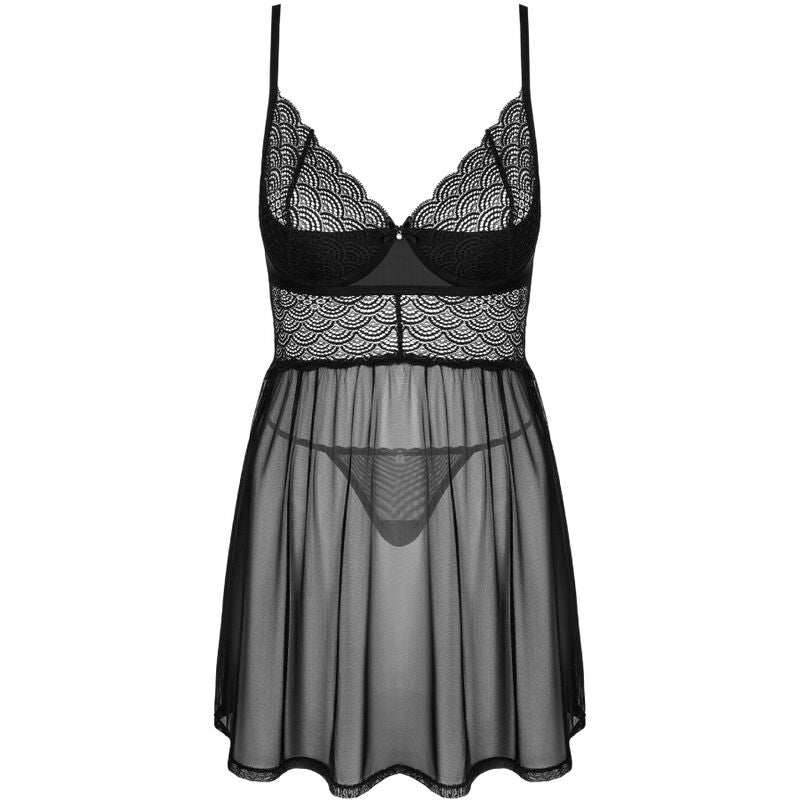 Obsessive Chemeris Set Badydoll & Thong M/L | Niks.fi verkkokauppa