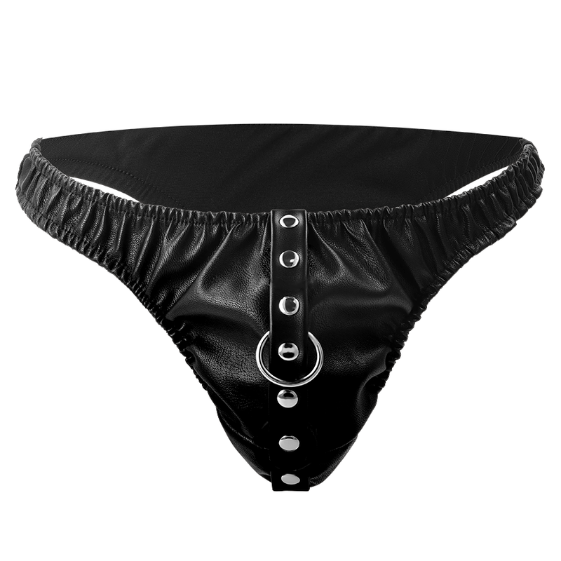 Darkness Submission Thong With Metal Chain | Niks.fi verkkokauppa