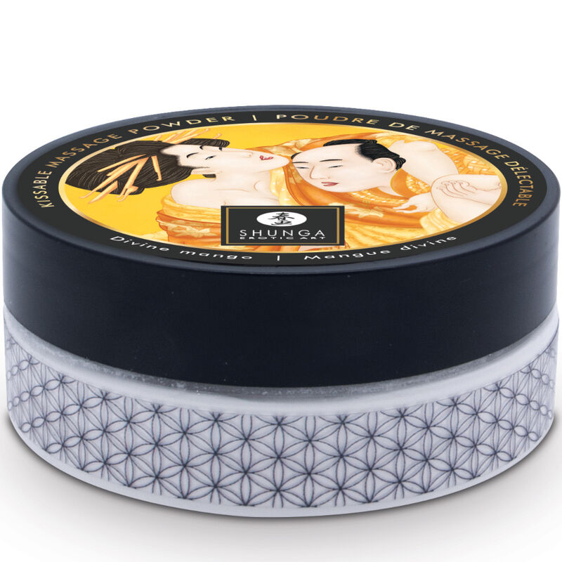 Shunga Edible Massage Powder Kit Mango | Niks.fi verkkokauppa