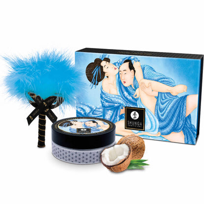 Shunga Edible Coconut Massage Powder Kit | Niks.fi verkkokauppa
