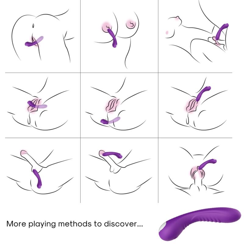 Armony Legend Vibrator Silicone Purple | Niks.fi verkkokauppa