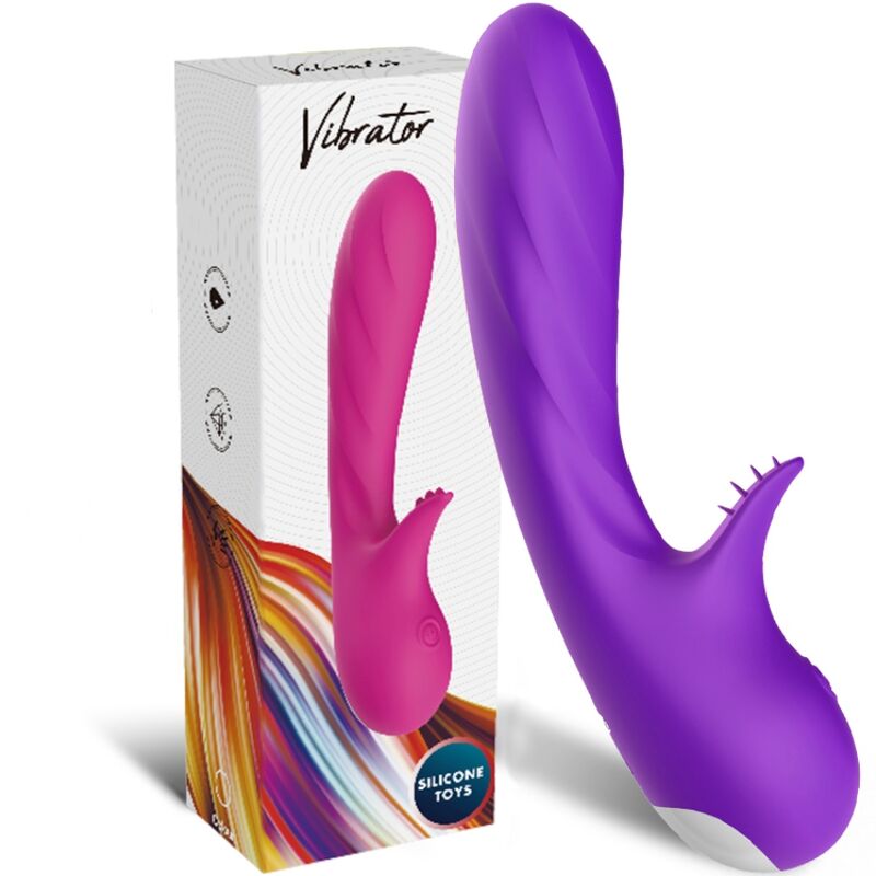 Armony Romance Vibrator With Stimulator Purple | Niks.fi verkkokauppa