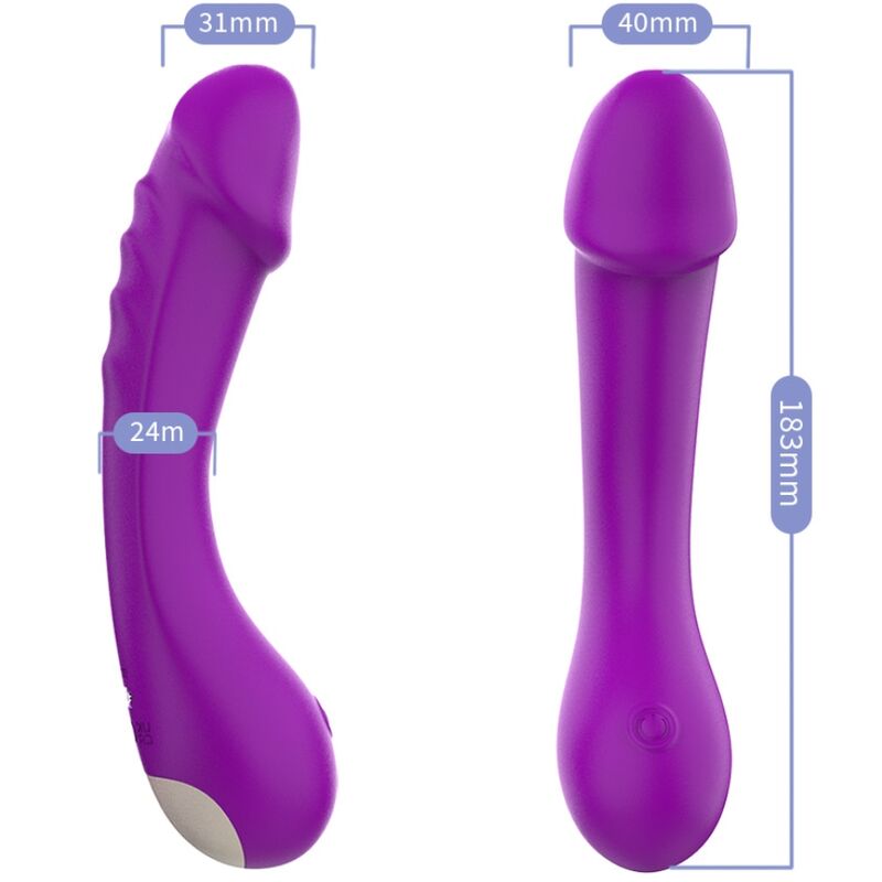 Armony Dildo Vibrator G-Spot Silicone Purple | Niks.fi verkkokauppa