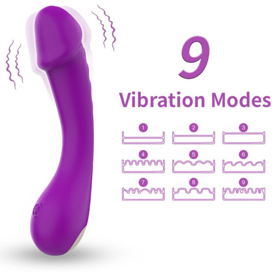 Armony Dildo Vibrator G-Spot Silicone Purple | Niks.fi verkkokauppa
