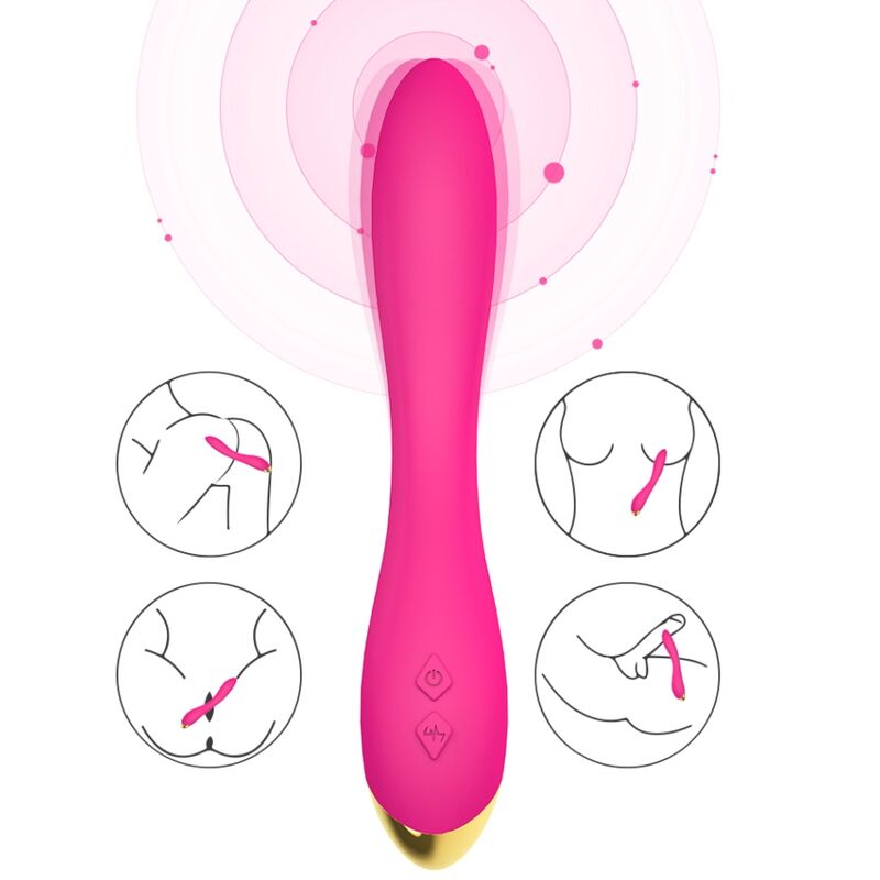Armony Flamingo Vibrator Multiposition Fuchsia | Niks.fi verkkokauppa