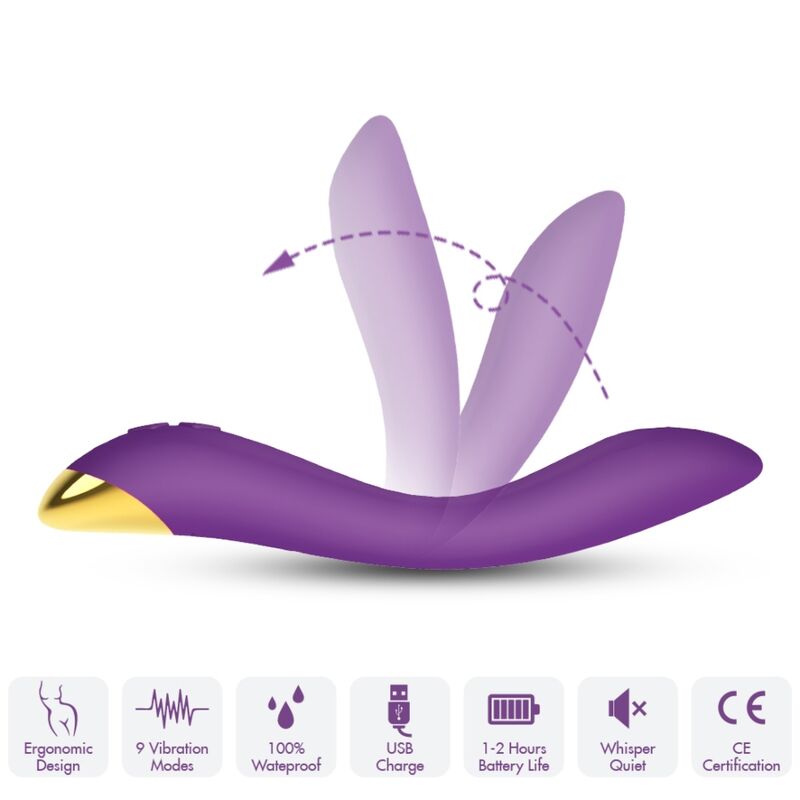 Armony Flamingo Vibrator Multiposition Purple | Niks.fi verkkokauppa