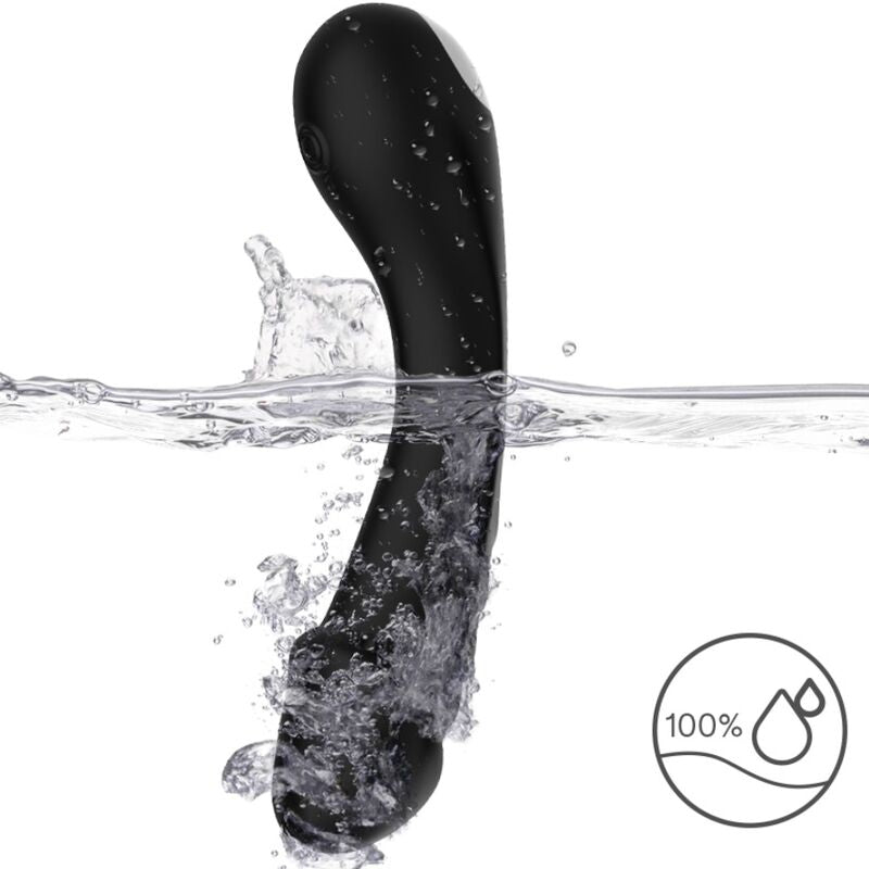 Armony Dildo Vibrator G-Spot Silicone Black | Niks.fi verkkokauppa