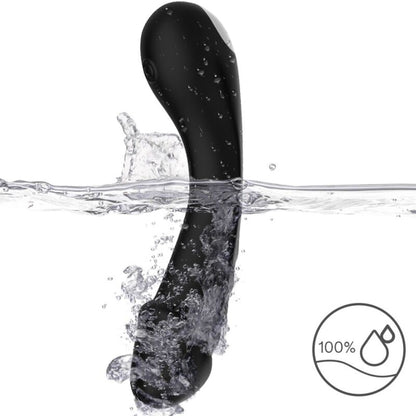 Armony Dildo Vibrator G-Spot Silicone Black | Niks.fi verkkokauppa