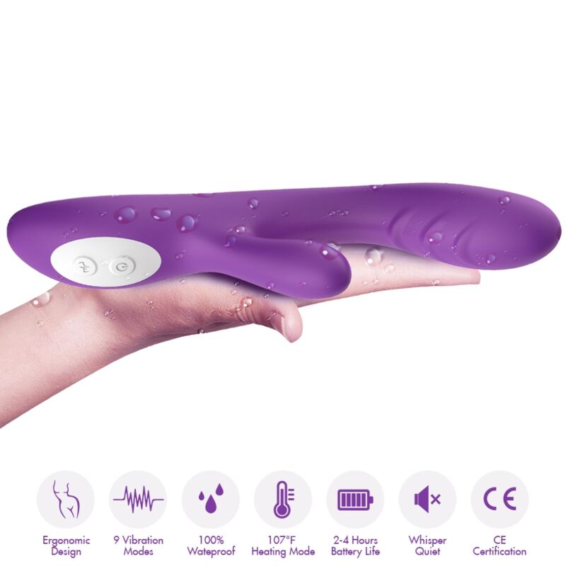 Spark Vibraattori Heat Effect Purppura | Niks.fi verkkokauppa