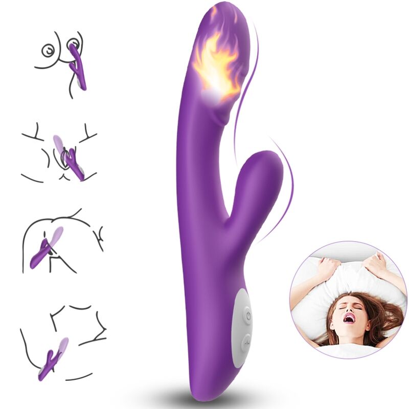 Spark Vibraattori Heat Effect Purppura | Niks.fi verkkokauppa