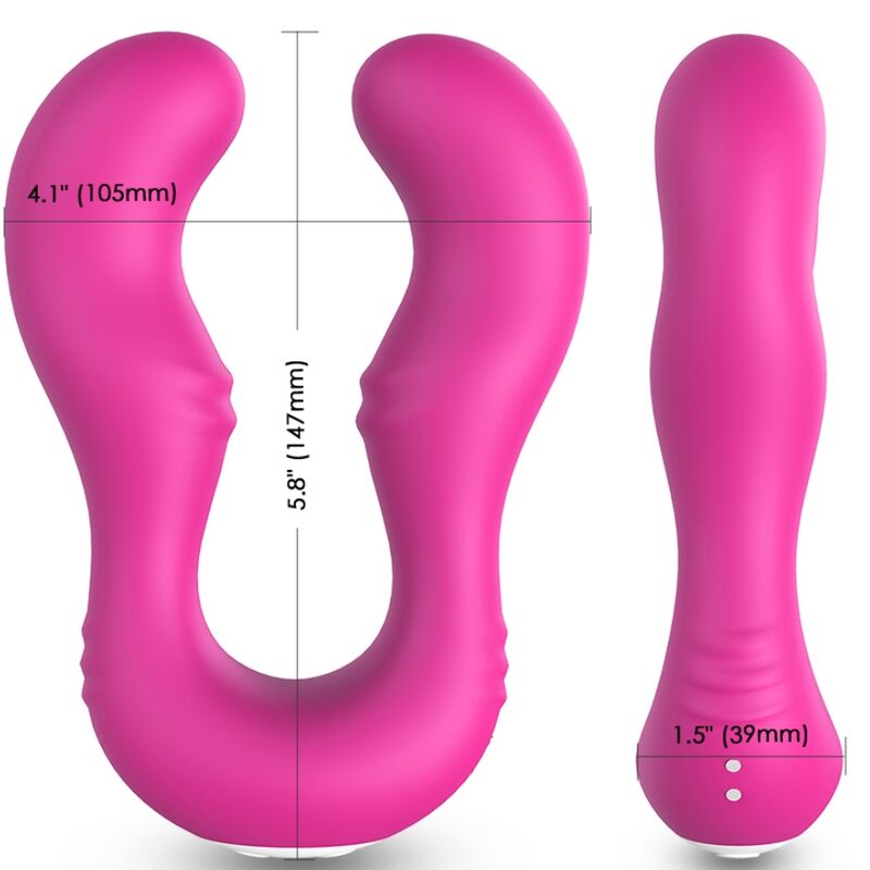 Armony Seraph Vibrator Double Remote Control Fuchsia | Niks.fi verkkokauppa