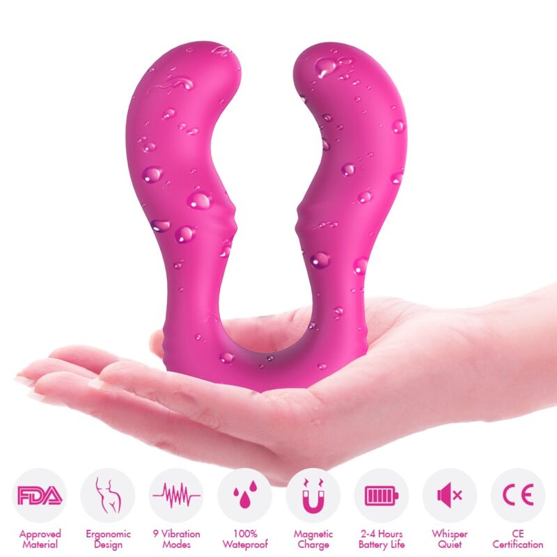Armony Seraph Vibrator Double Remote Control Fuchsia | Niks.fi verkkokauppa