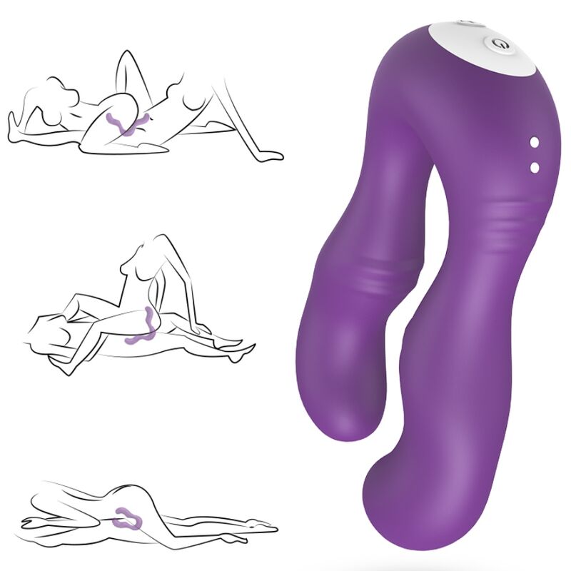 Armony Seraph Vibrator Double Remote Control Purple | Niks.fi verkkokauppa