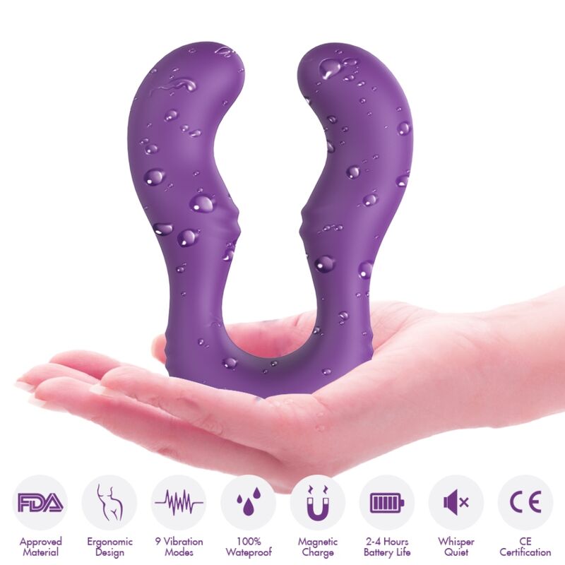 Armony Seraph Vibrator Double Remote Control Purple | Niks.fi verkkokauppa