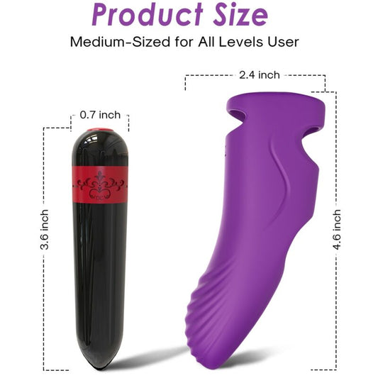 Armony Aurora Vibrator Finger Purple | Niks.fi verkkokauppa
