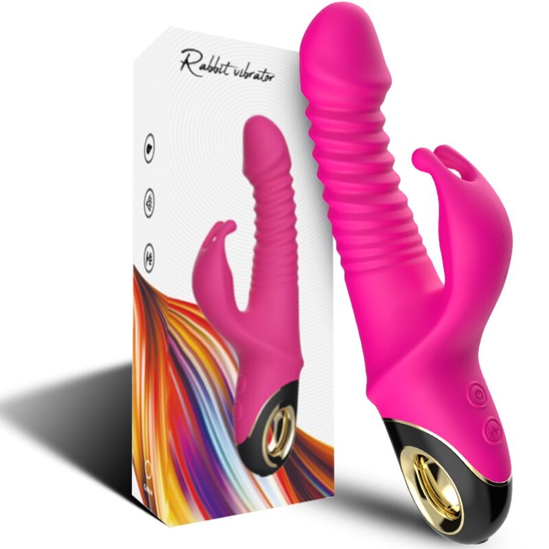 Zing Dildo Vibraattori Rabbit Fuksia | Niks.fi verkkokauppa