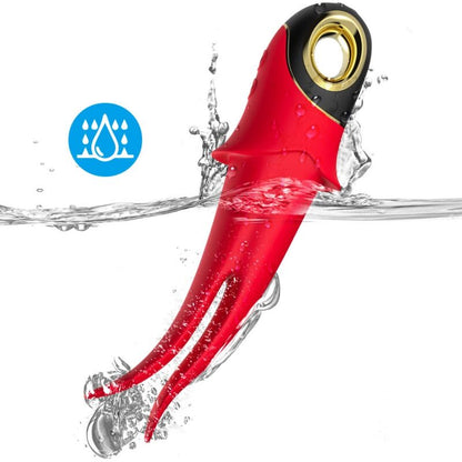 Armony Shadow Vibrator Double-Head Teasing Red | Niks.fi verkkokauppa