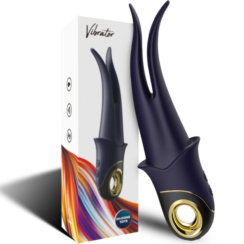 Armony Shadow Vibrator Double-Head Teasing Blue | Niks.fi verkkokauppa