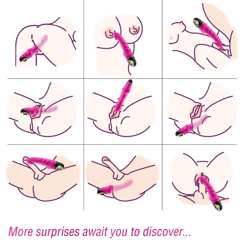 Armony Joyblade Dildo Vibrator Rotator Fuchsia | Niks.fi verkkokauppa