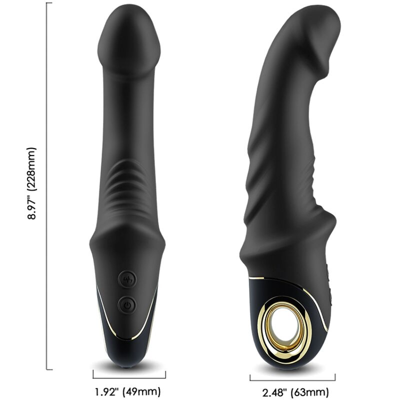 Armony Joyblade Dildo Vibrator Rotator Black | Niks.fi verkkokauppa