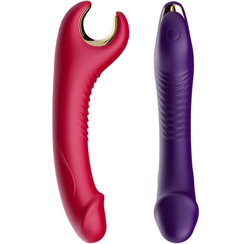 Armony Prince Dildo Vibrator & Rotator Red | Niks.fi verkkokauppa