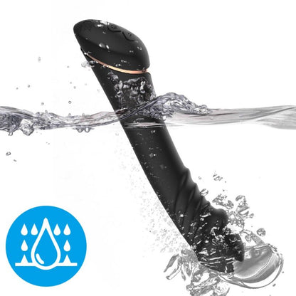 Armony Dildo Vibrator Silicone Black | Niks.fi verkkokauppa