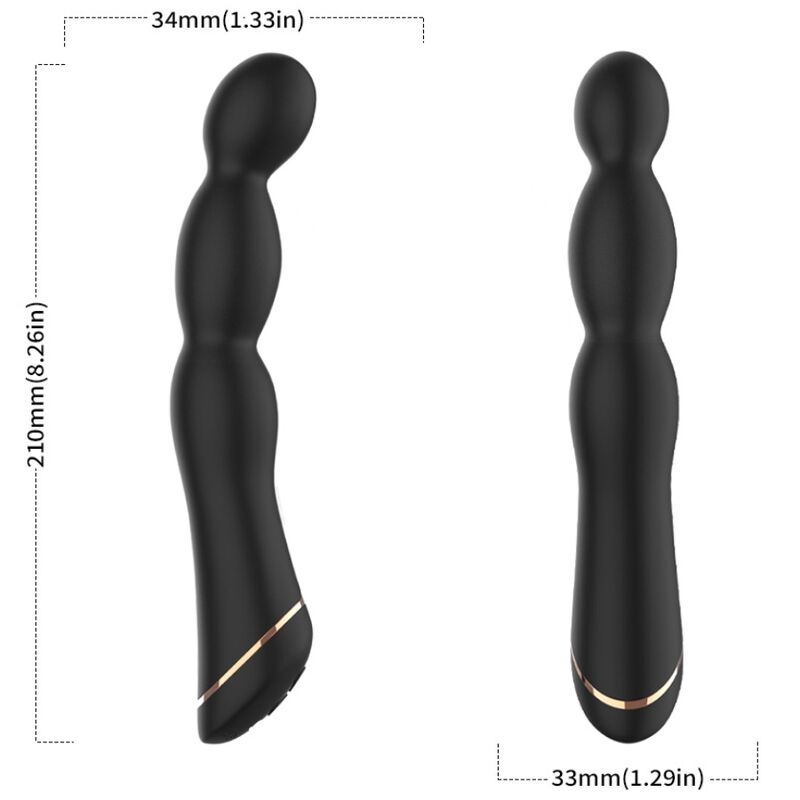 Armony Bambu Vibrator Adjustable Black | Niks.fi verkkokauppa