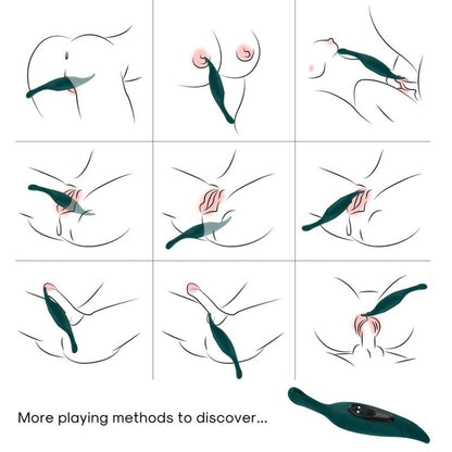 Armony Stimulator & Vibrator Leaf Green | Niks.fi verkkokauppa